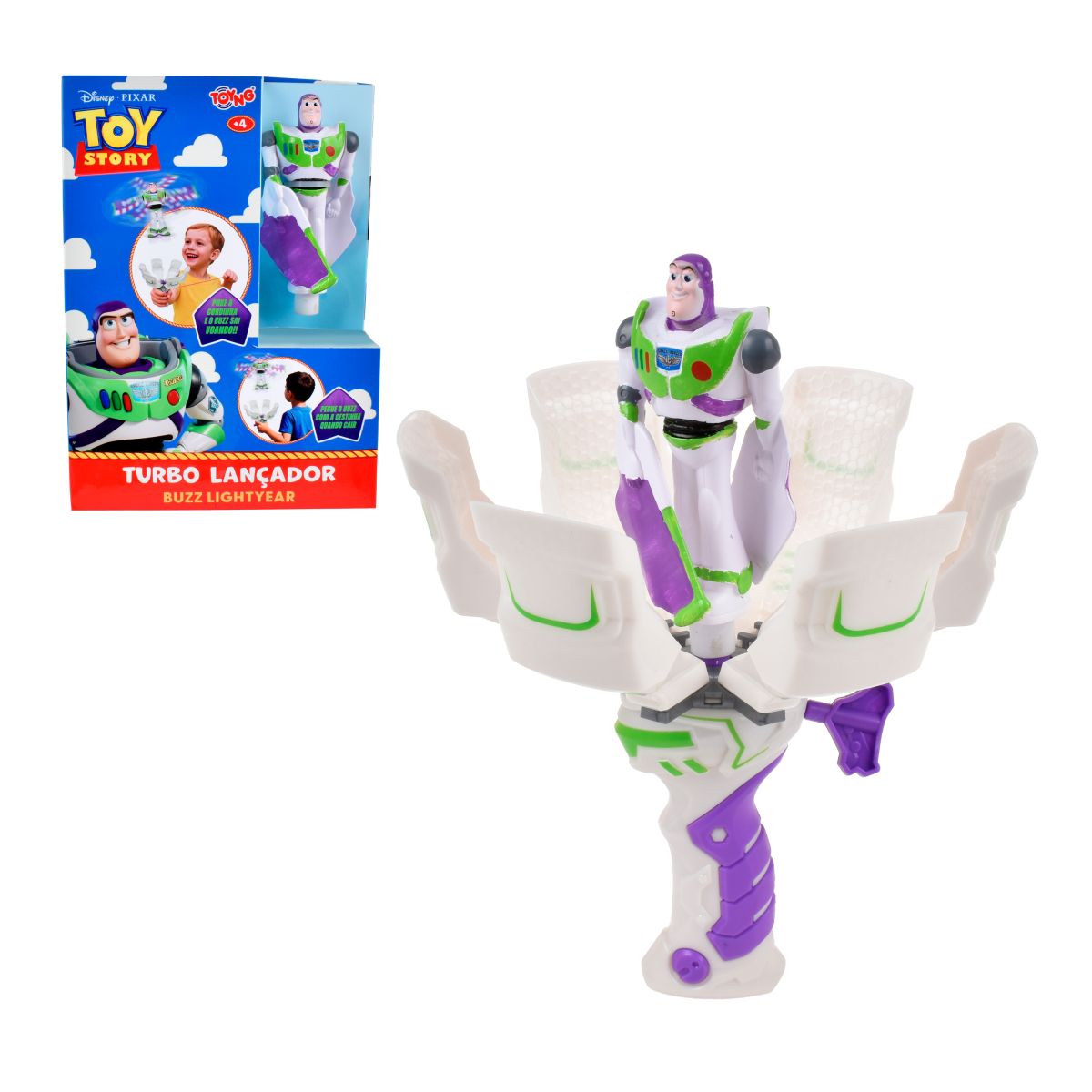 Figura Lanza Y Atrapa Buzz Lightyear Toy Story